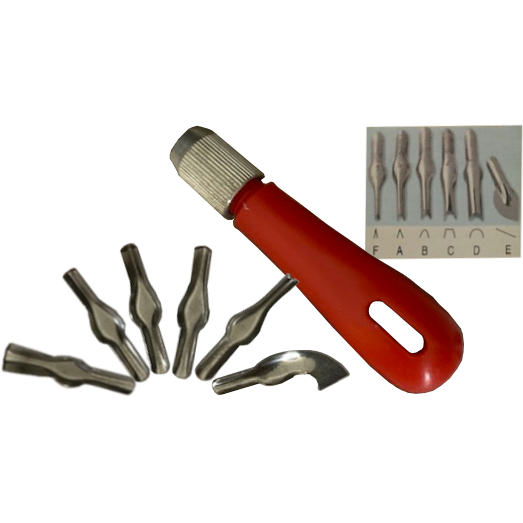 AC11582 Lino Tool Set 7pc