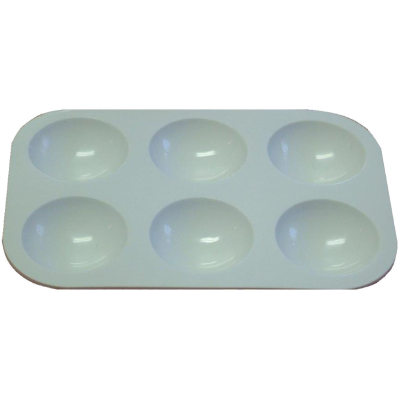 AC18409 Palette Plastic Rectangular 6 Well
