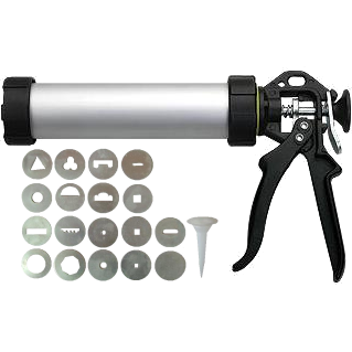 AC11025 Clay Gun 9" with 18 Dies