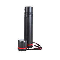AC11303 Plan Tube Black Plastic - Medium