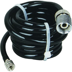 AC029-5 Polyurethane Air Hose 1.5m/5ft M5 (5mm metric Badger) x 1/8" fittings