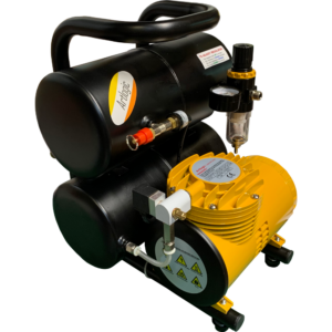 AC1410 Mini Air Compressor Single Cylinder Diaphragm/Membrane Type with Twin 3L Tanks
