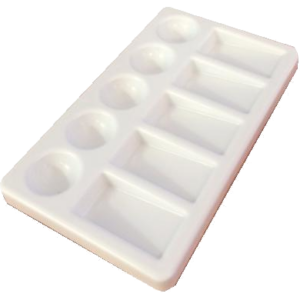 AC18415 Palette Plastic Rectangular 10 Well
