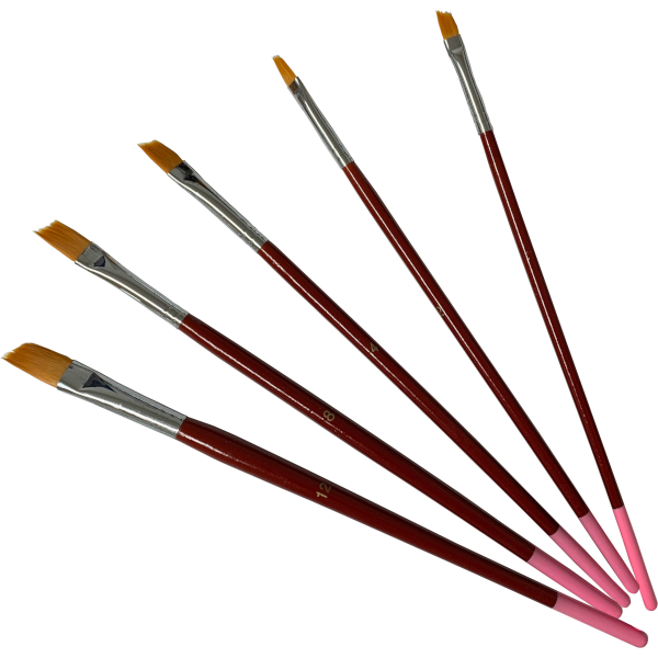 AC20130 Line/Stencil Brush Set 5 pc