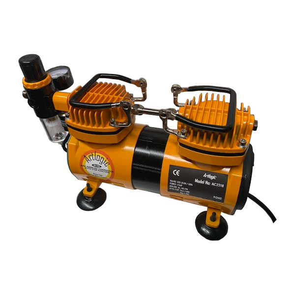 AC2318 Mini Twin Cylinder Air Compressor 185W (1/4HP)