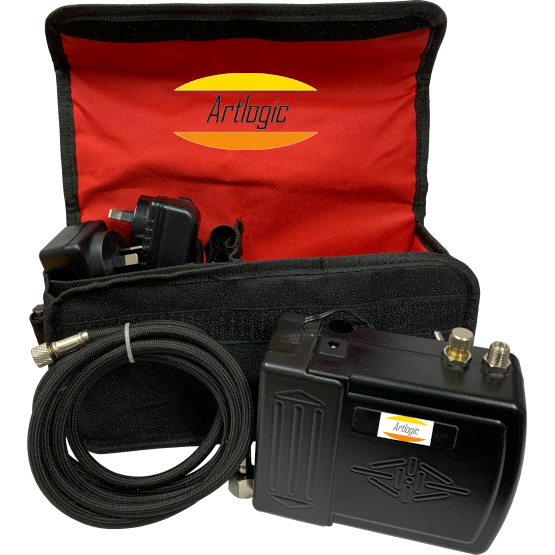 PAK-001 Portable Airbrush Kit Dual Power AC/DC