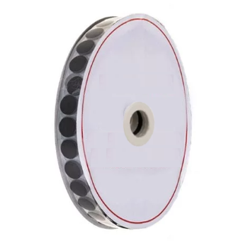 HD22BK Hook -Black Adhesive Backed Dot 22mm x 900pc roll