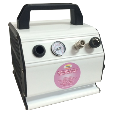AC1376 Mini Single Cylinder Air Compressor 100W (1/8HP) in Aluminium Cover